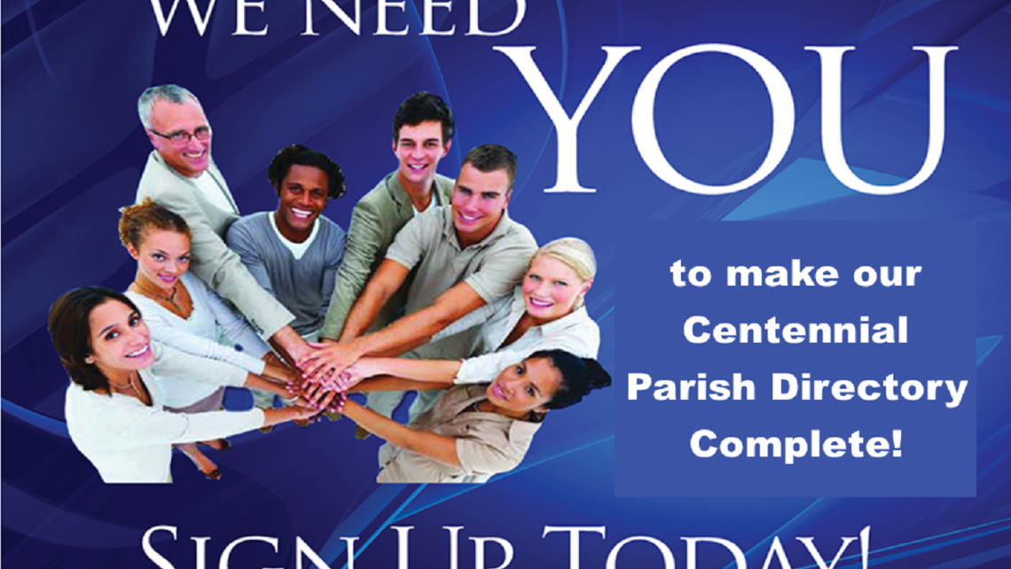 Centennial Parish Directory Sign Up