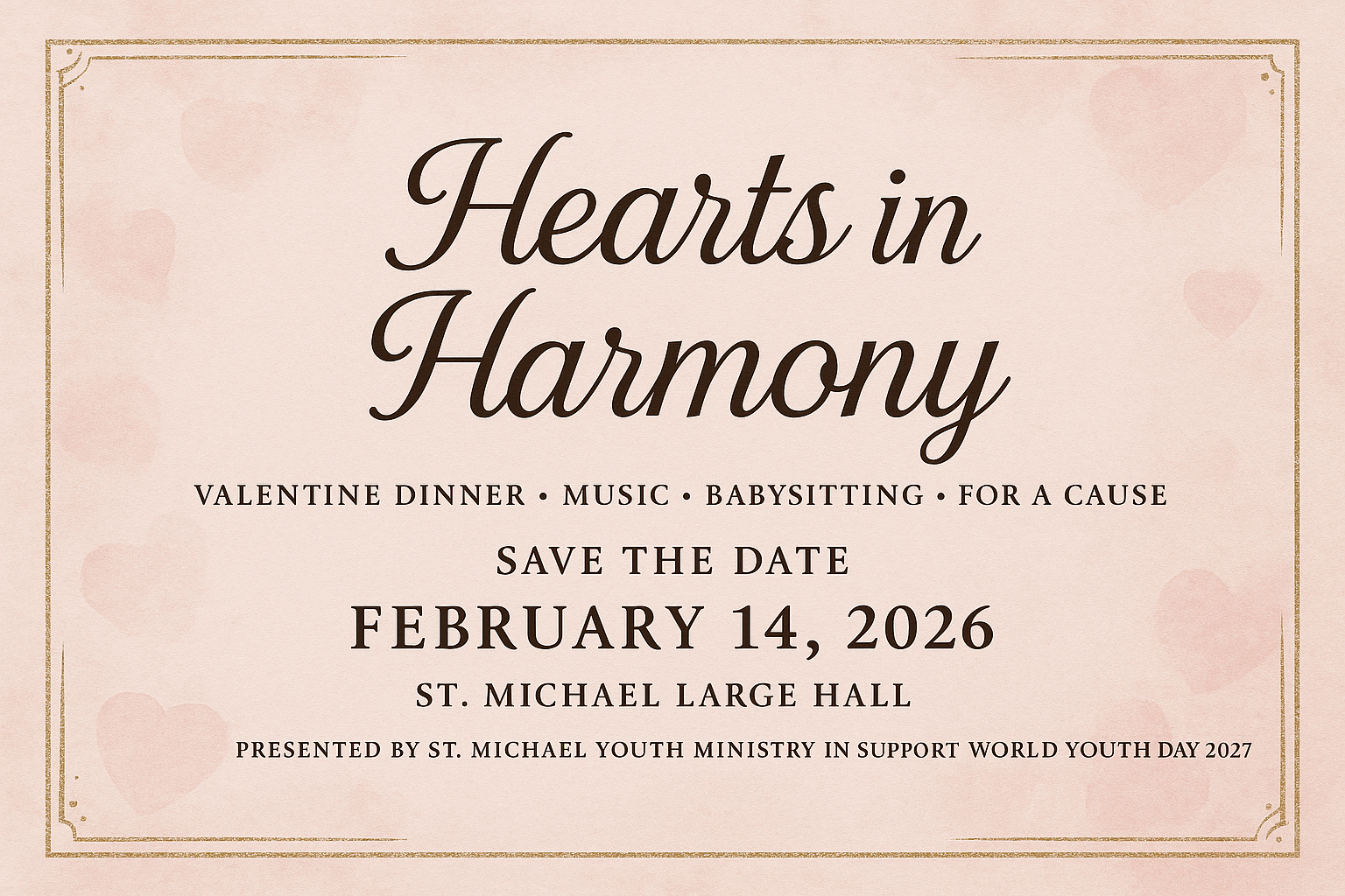 Hearts In Harmony Soft Color