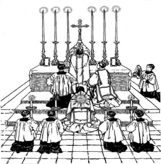 Latin Mass Drawing