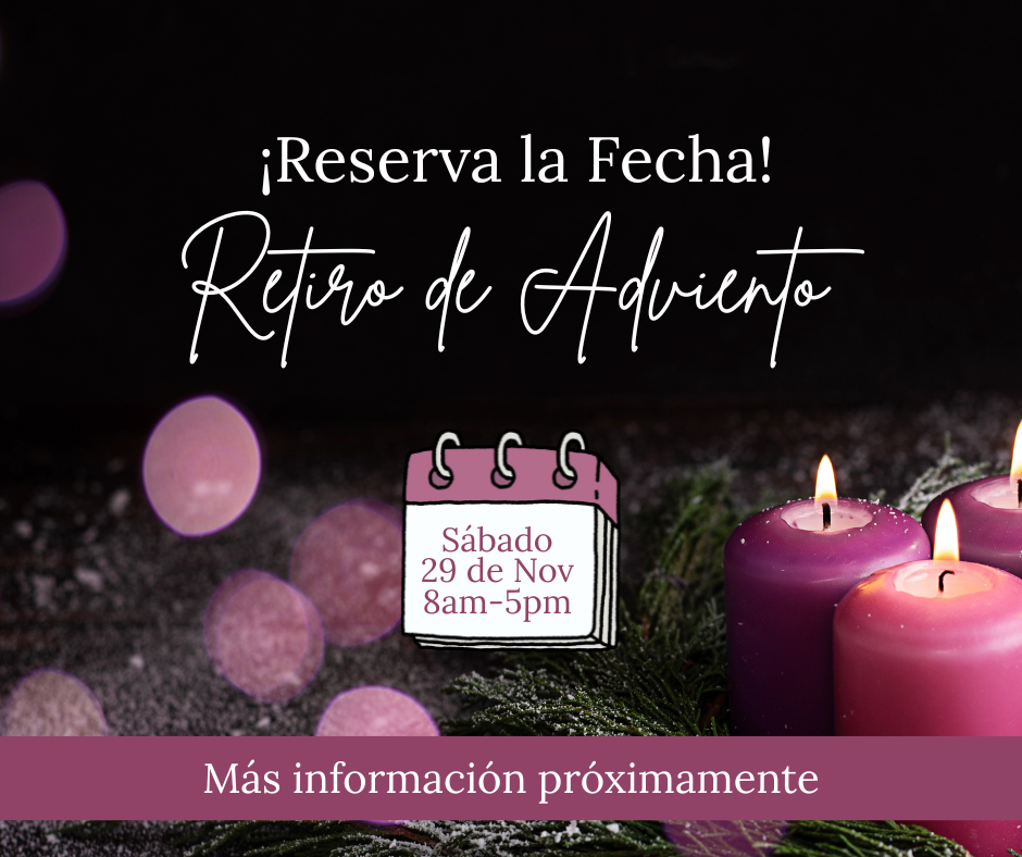 Reserva La Fecha Retiro De Adviento 2025 Facebook Post 1