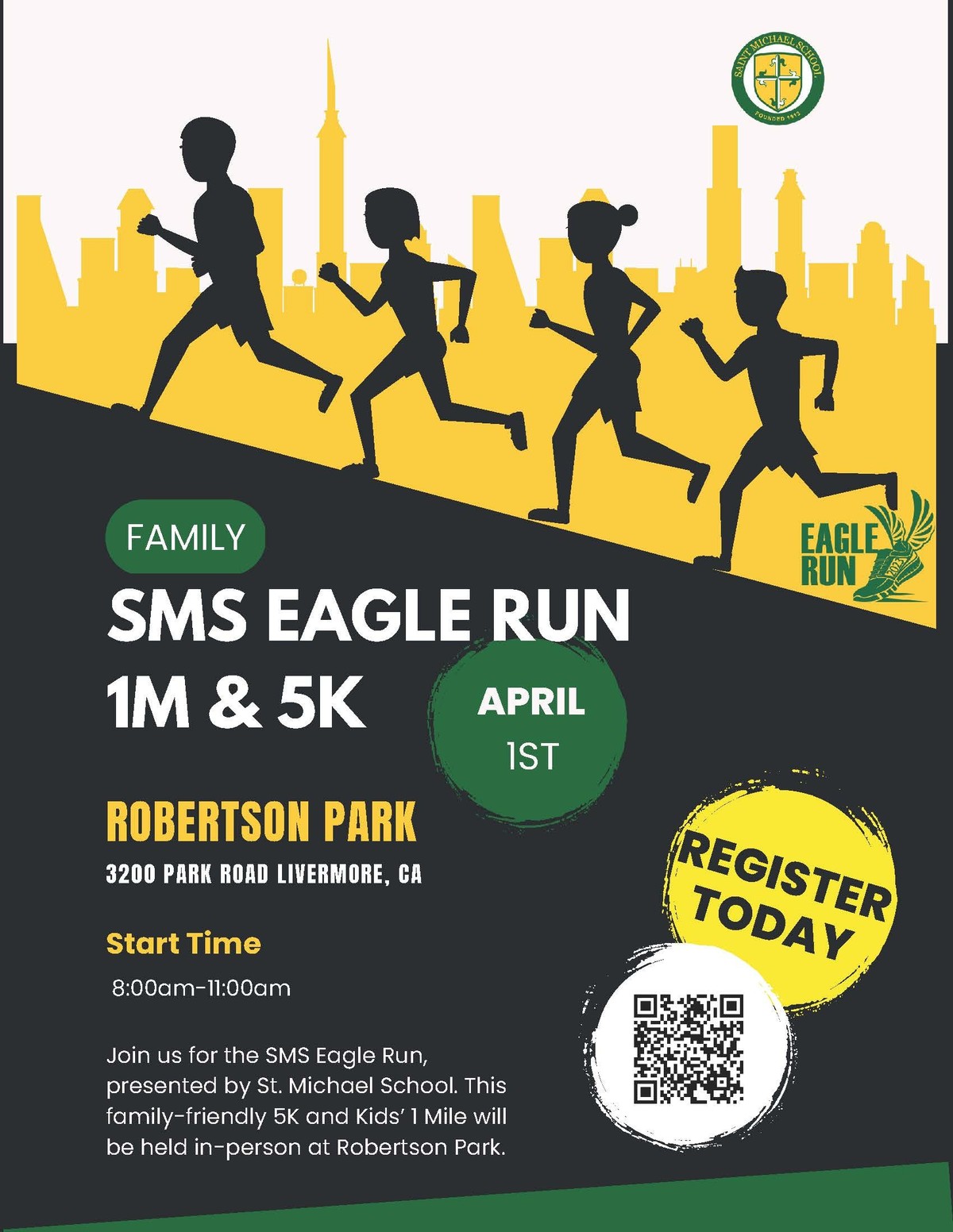 5k Fun Run Walk Colorful Flyer 3