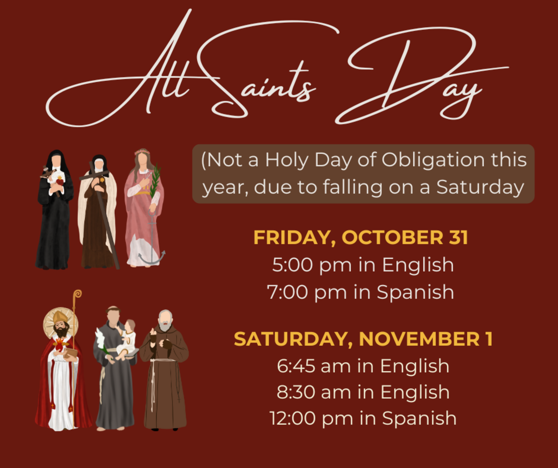 All Saints Day 2025