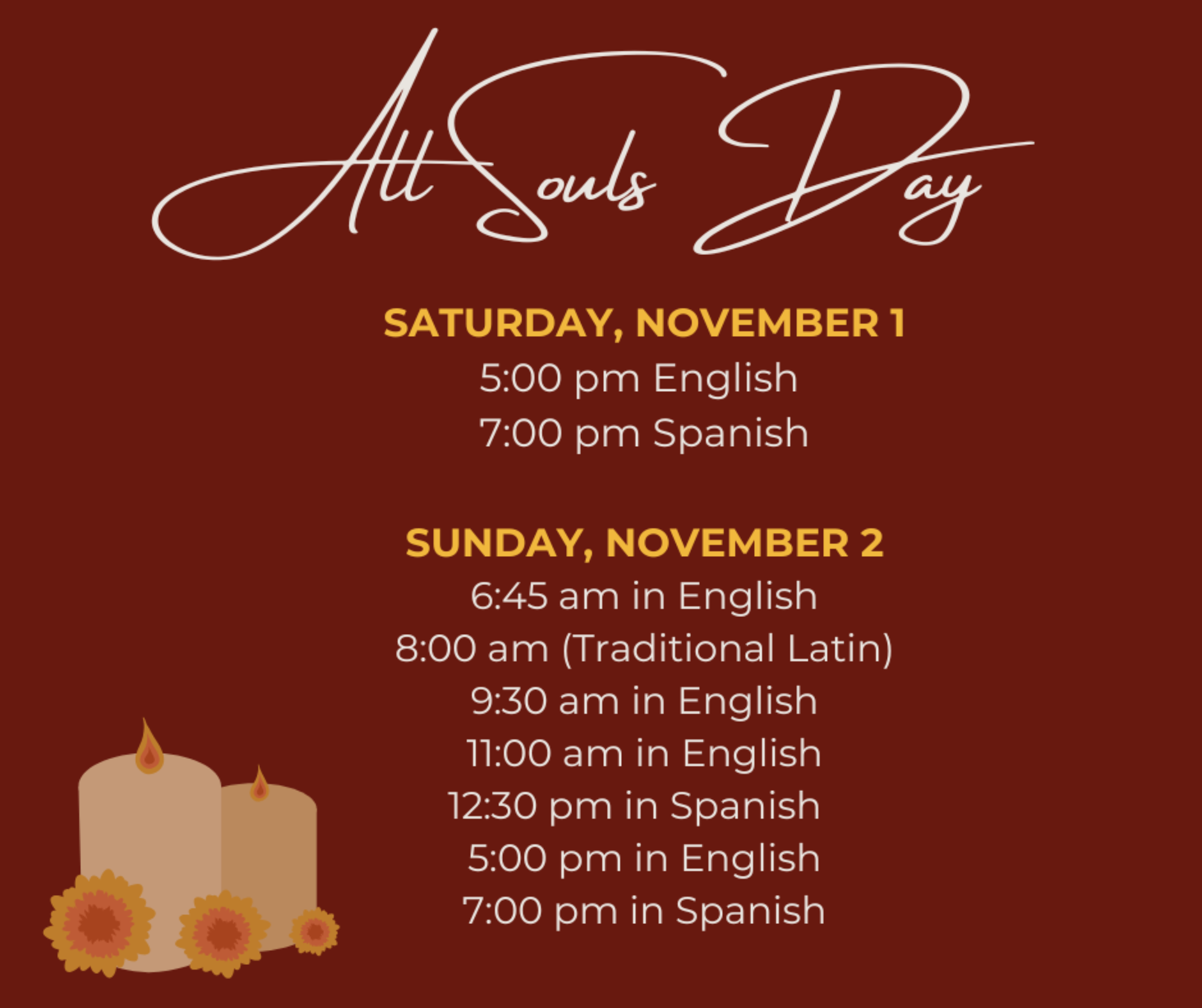 All Souls Day 2025