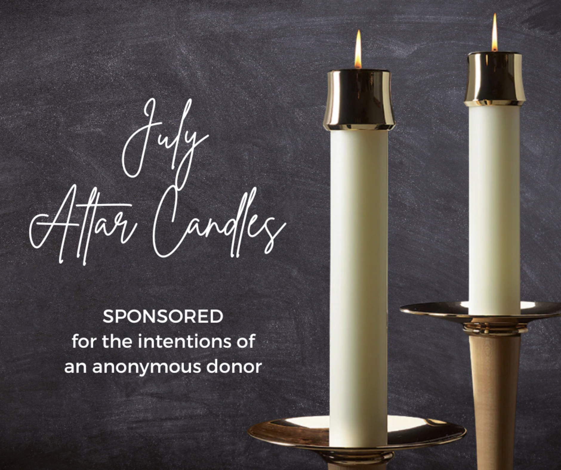 Altar Candle July English