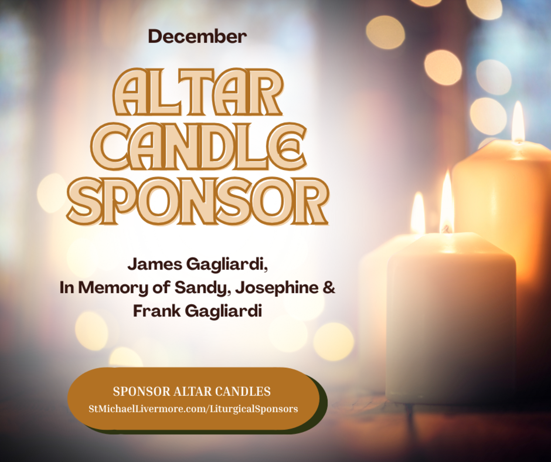 Altar Candles December English