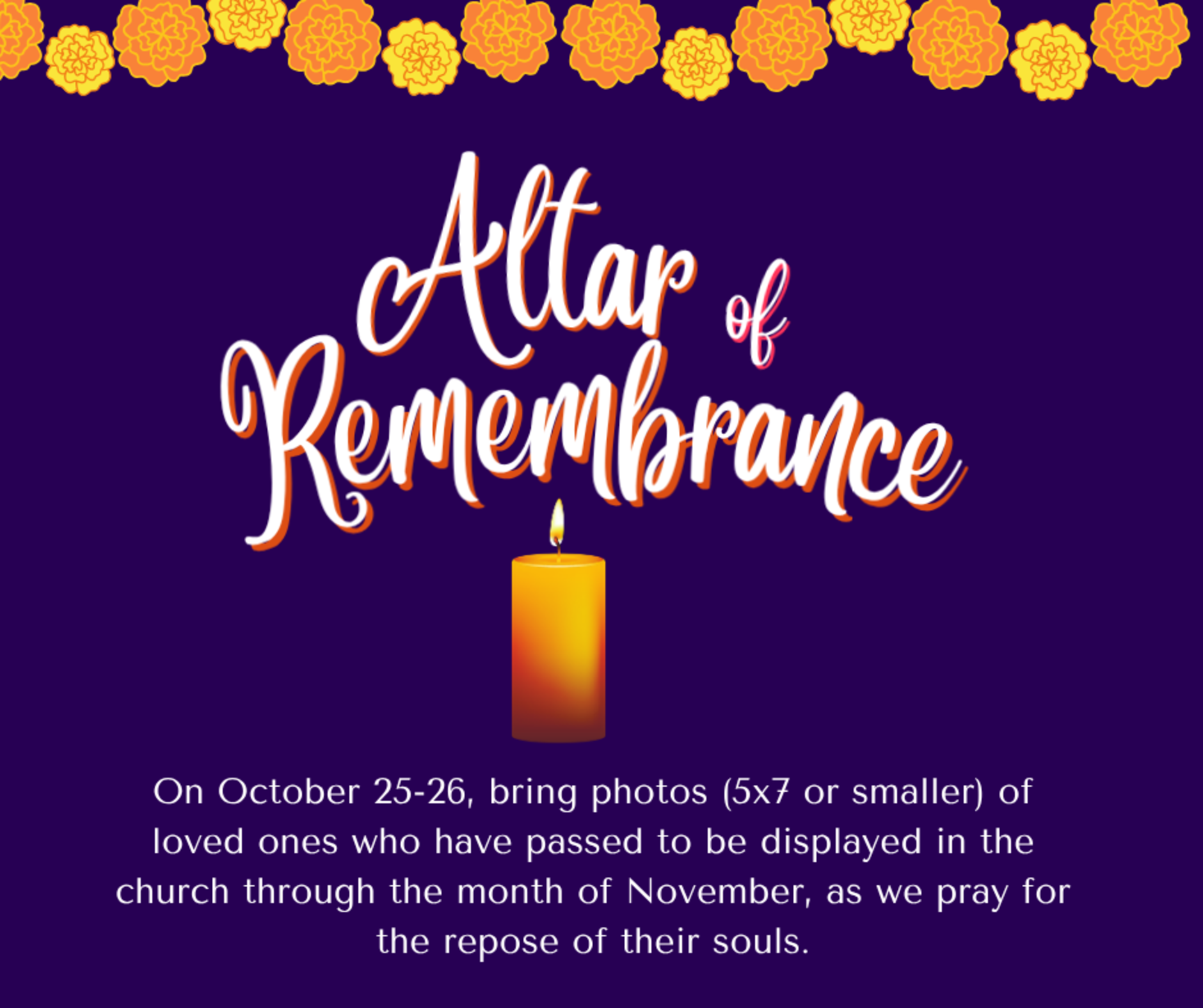 Altar Of Remembrance English