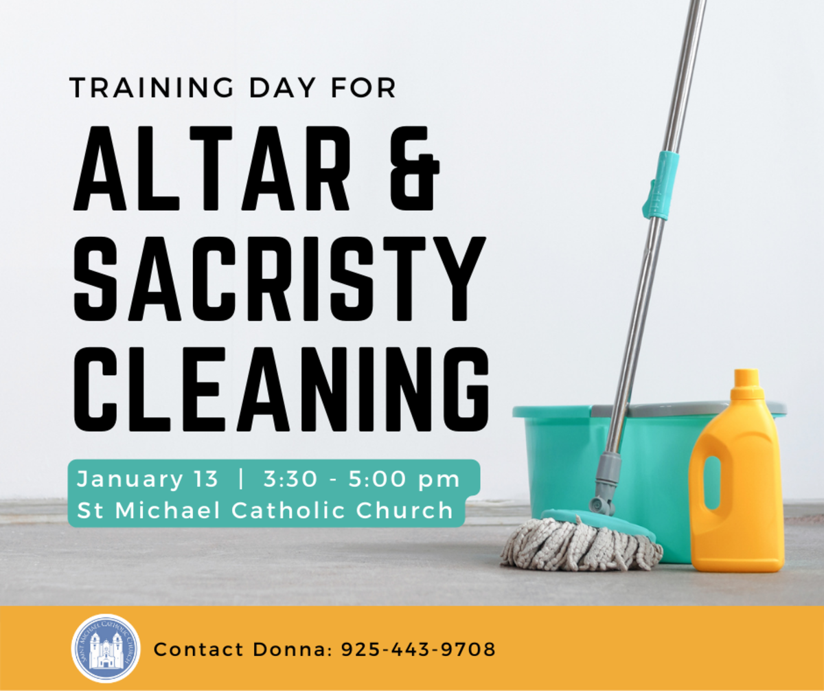 Altar Sacristy Cleaning Training Day 2023