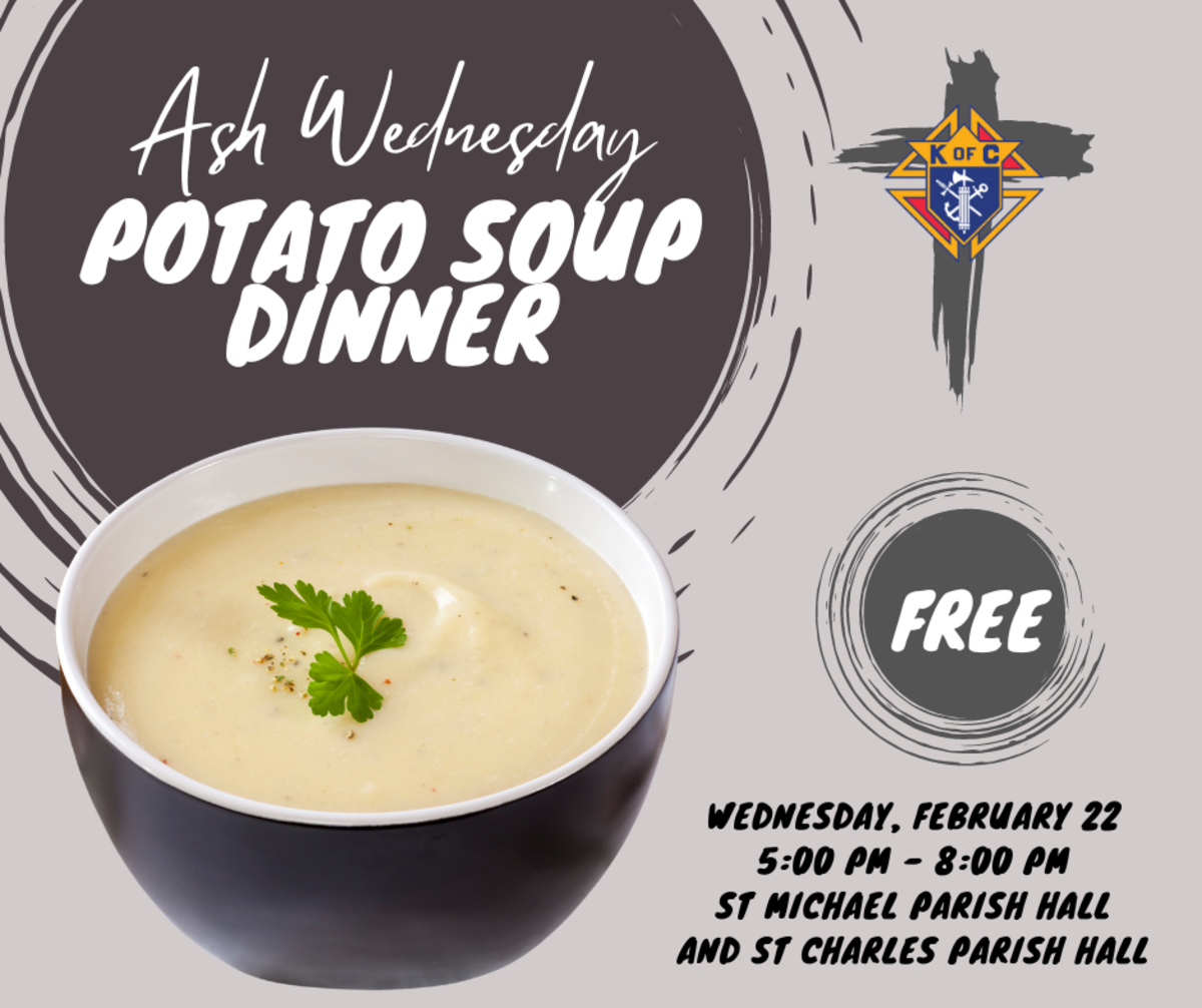 Ash Wednesday Potato Soup Dinner 2023