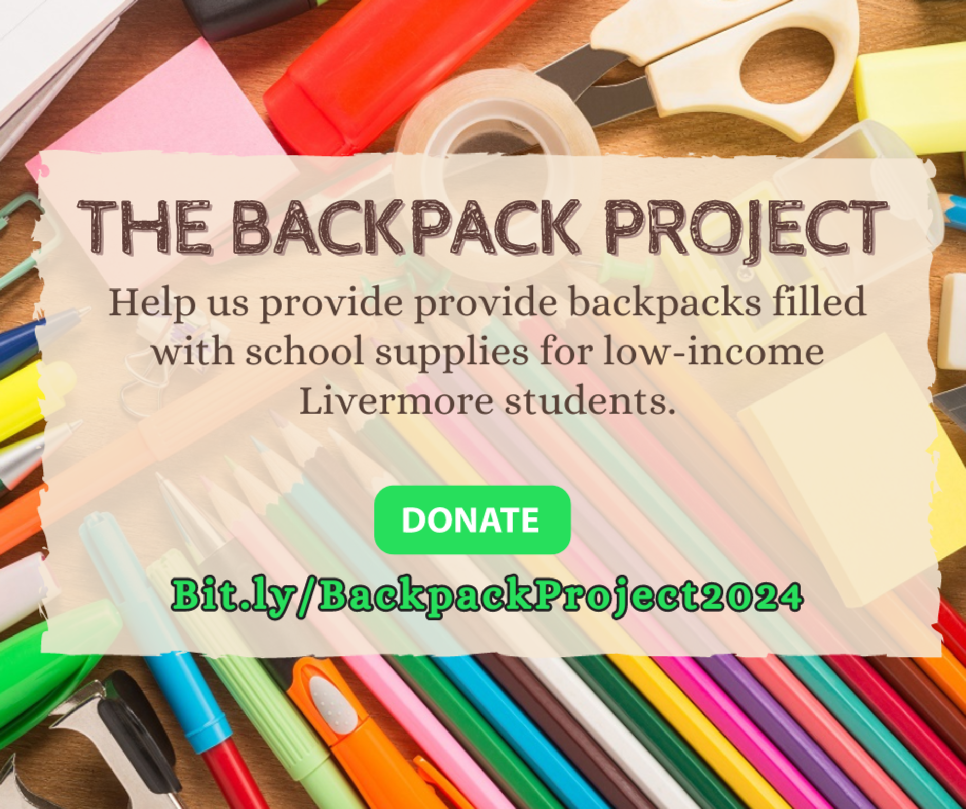 Backpack Project Appeal