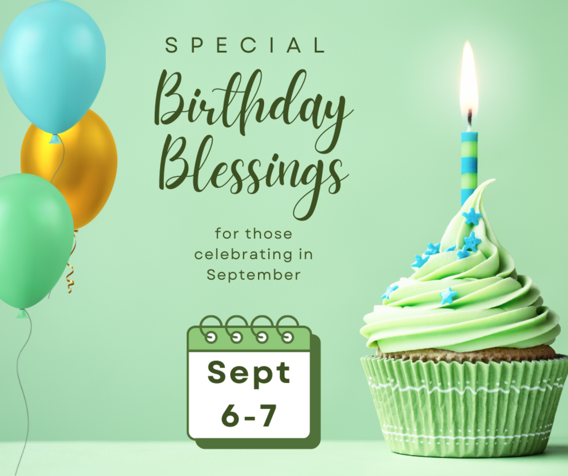 Birthday Blessings   Sept