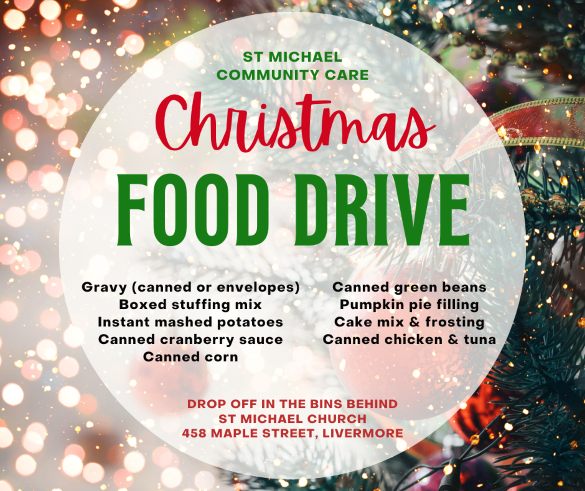 Christmas Food Drive