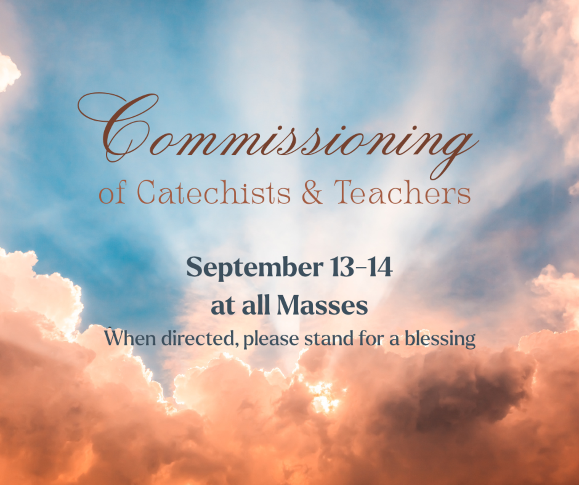Commissioning Of Catechists