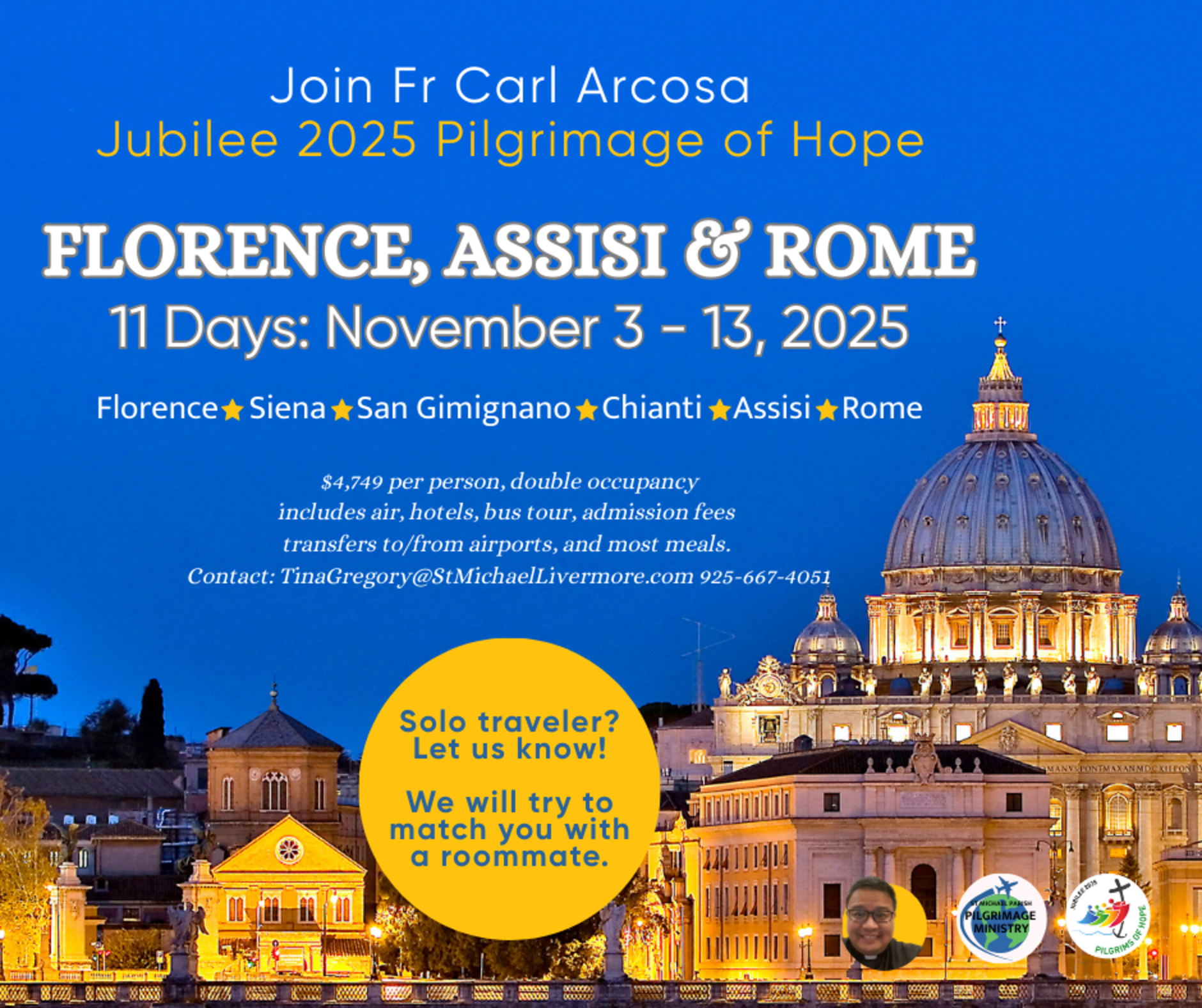 Copy Of Florence Assisi Rome 2025