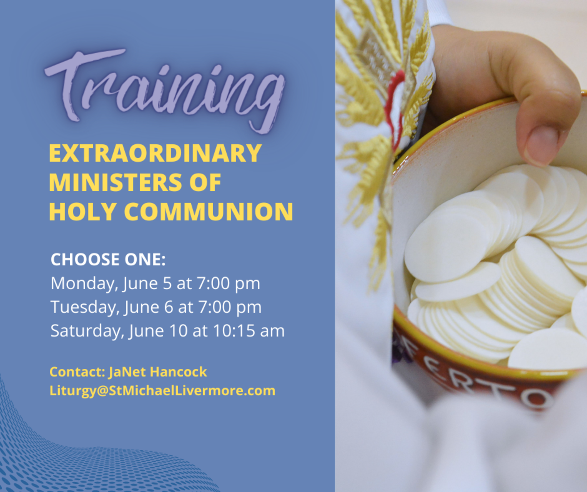 Extraordinary Ministers Of Holy Communion Training