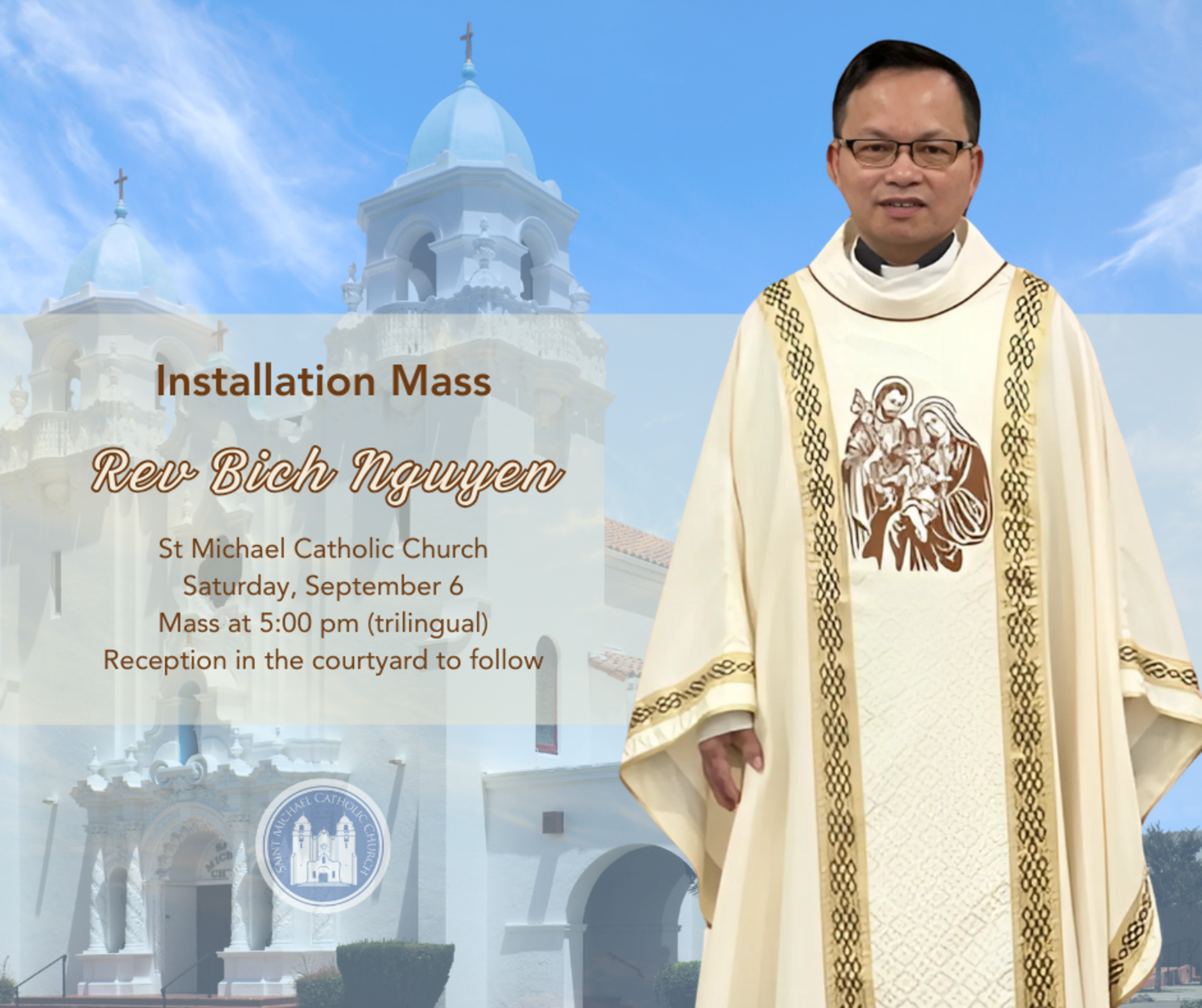 Fr Bichs Pastoral Installation Mass