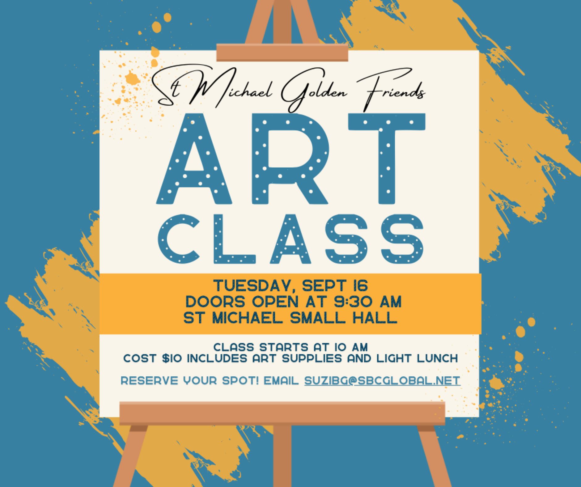 Golden Friends Art Class 2025 V2