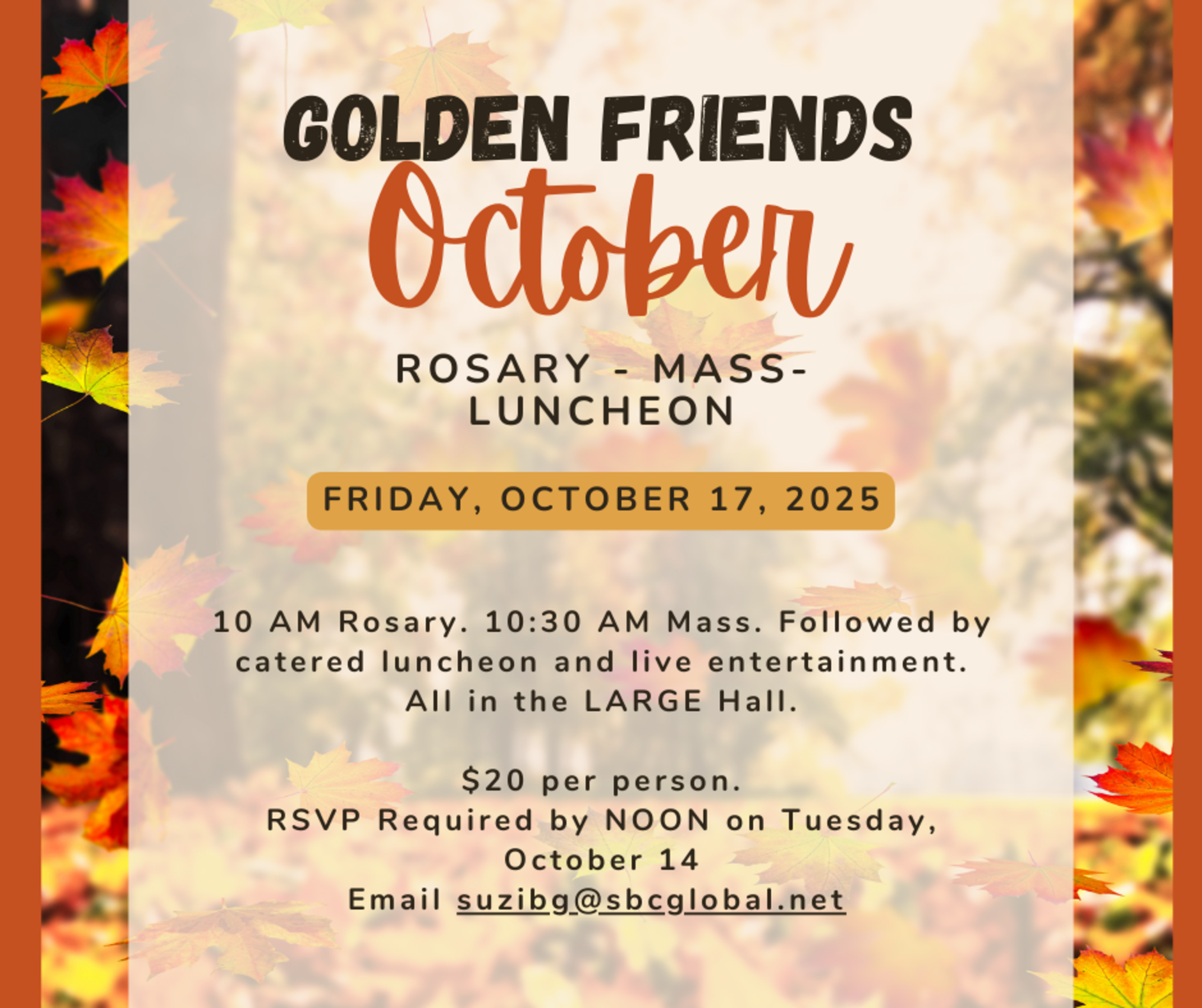 Golden Friends October