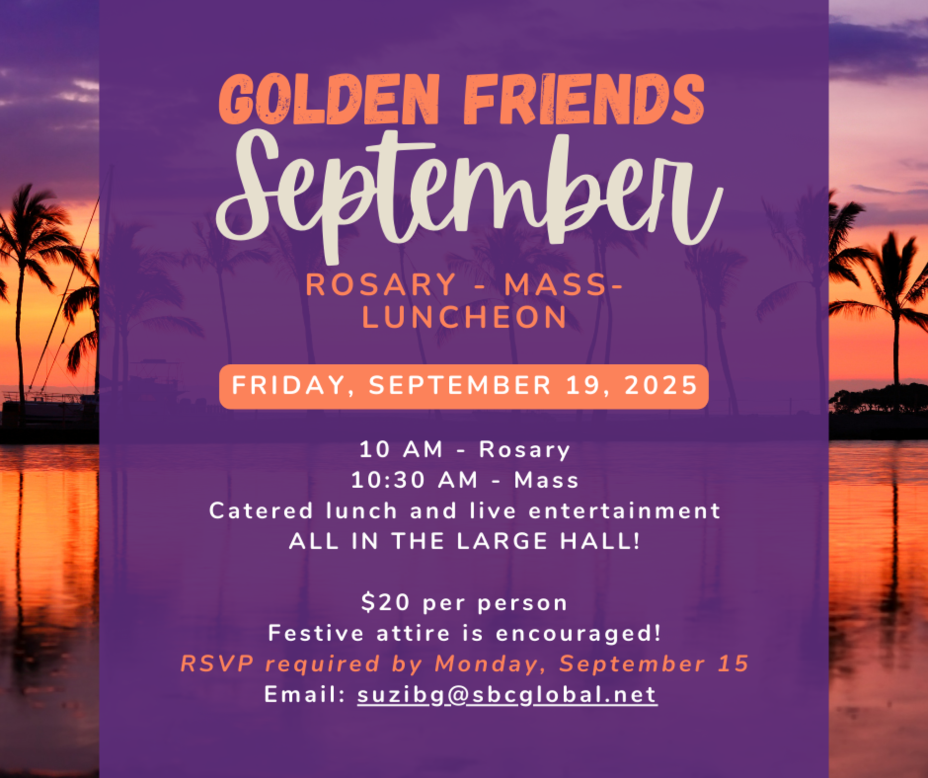 Golden Friends September 2025
