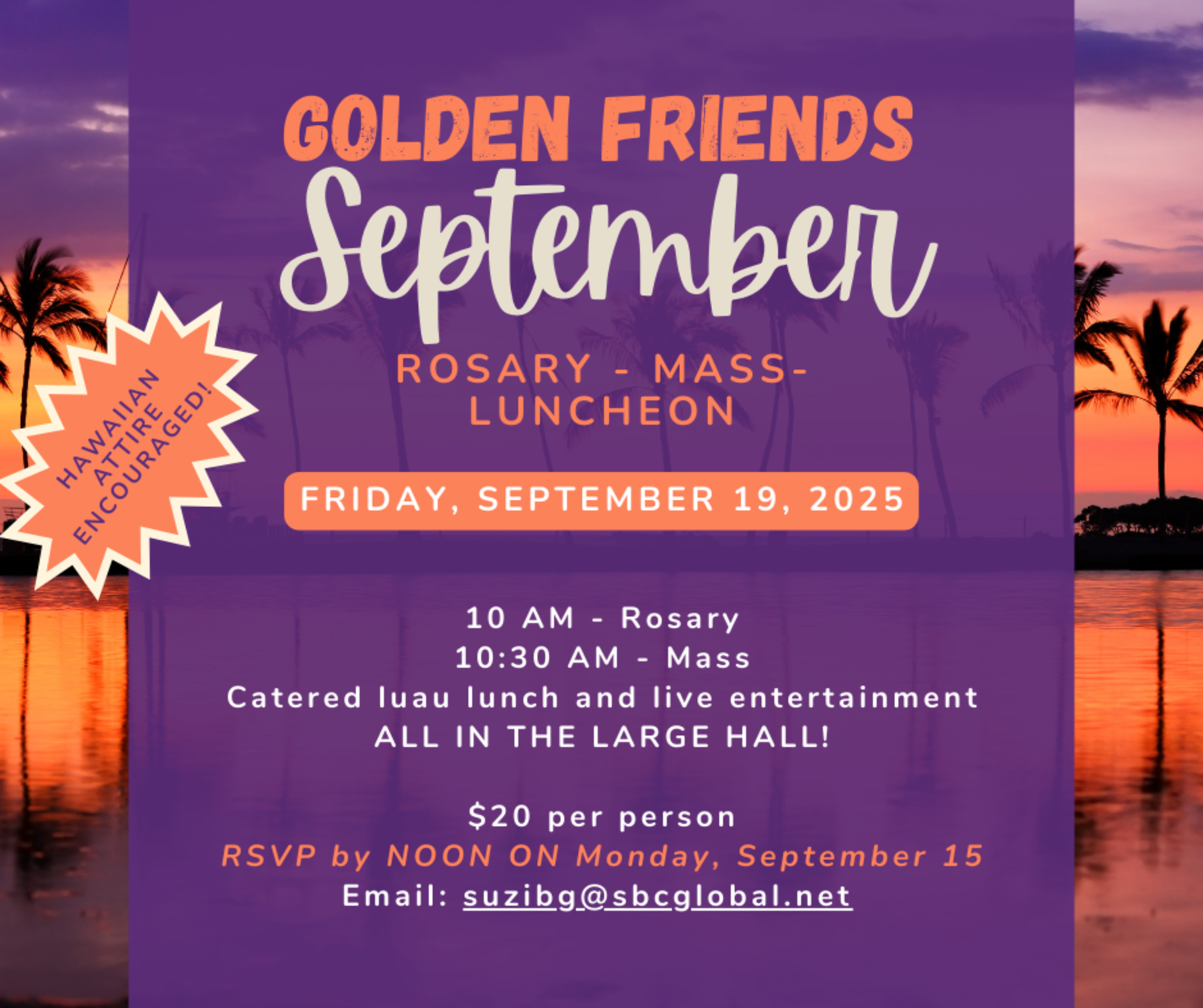 Golden Friends September 2025 V2