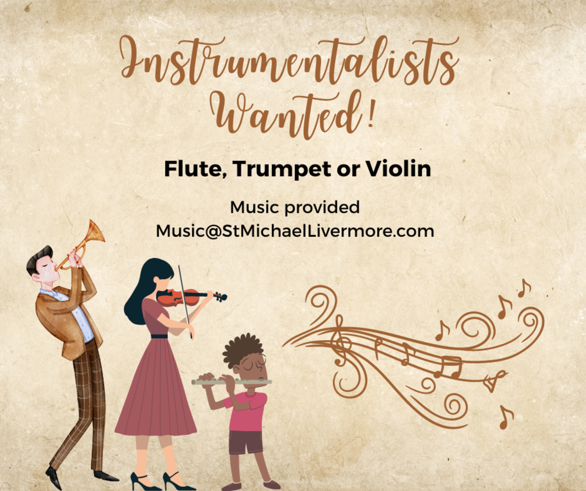 Instrumentalists Wanted