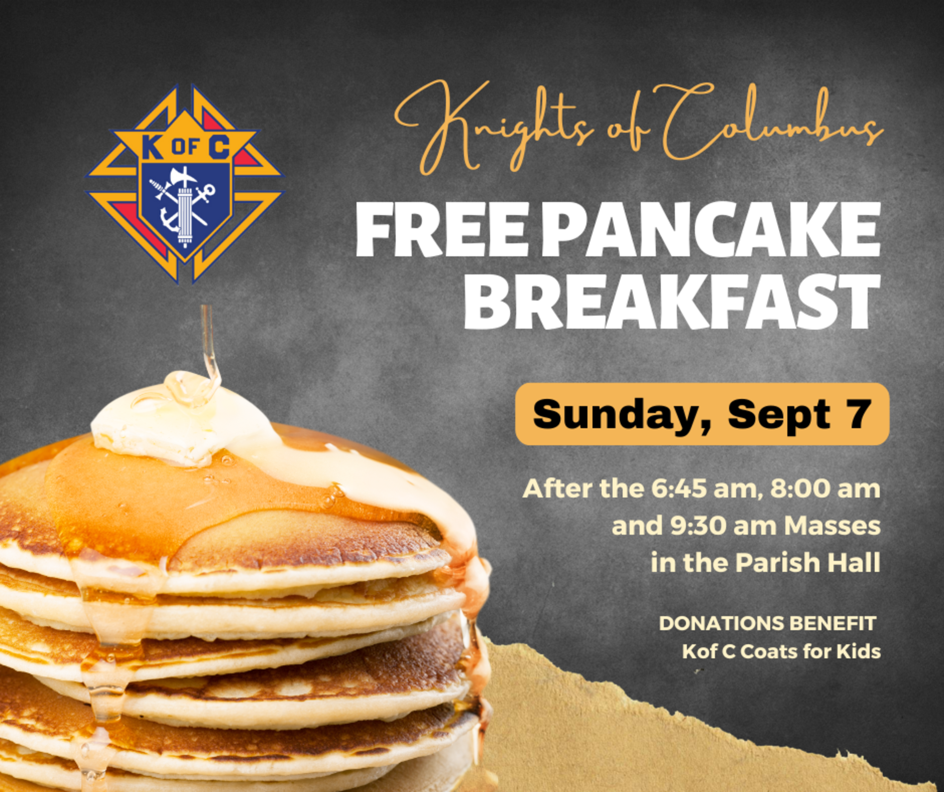 Kofc Pancake Breakfast