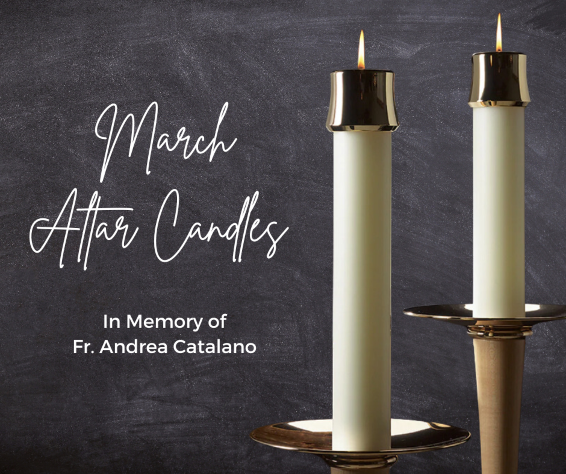 March Altar Candles