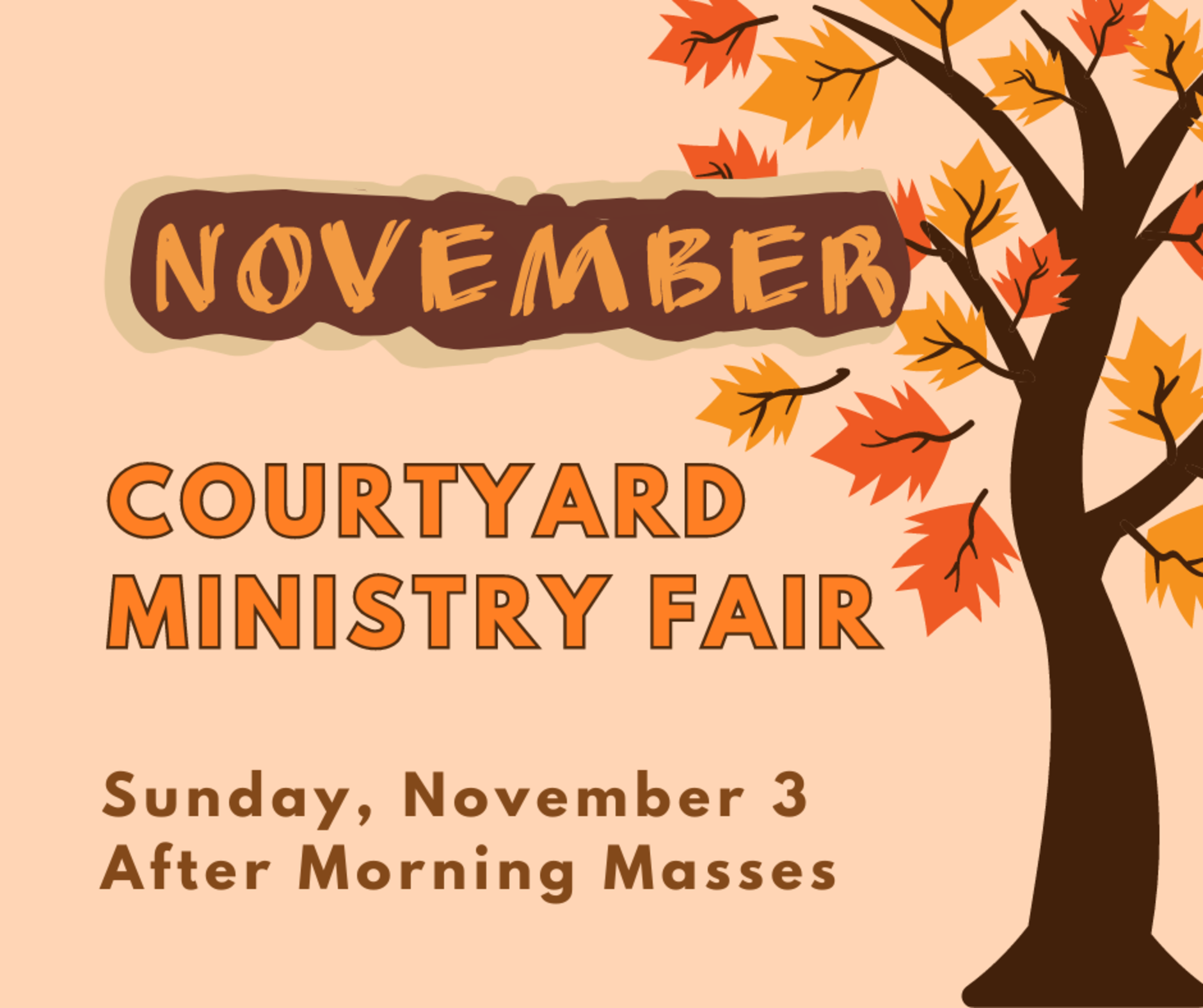 Ministry Fair Nov 2024