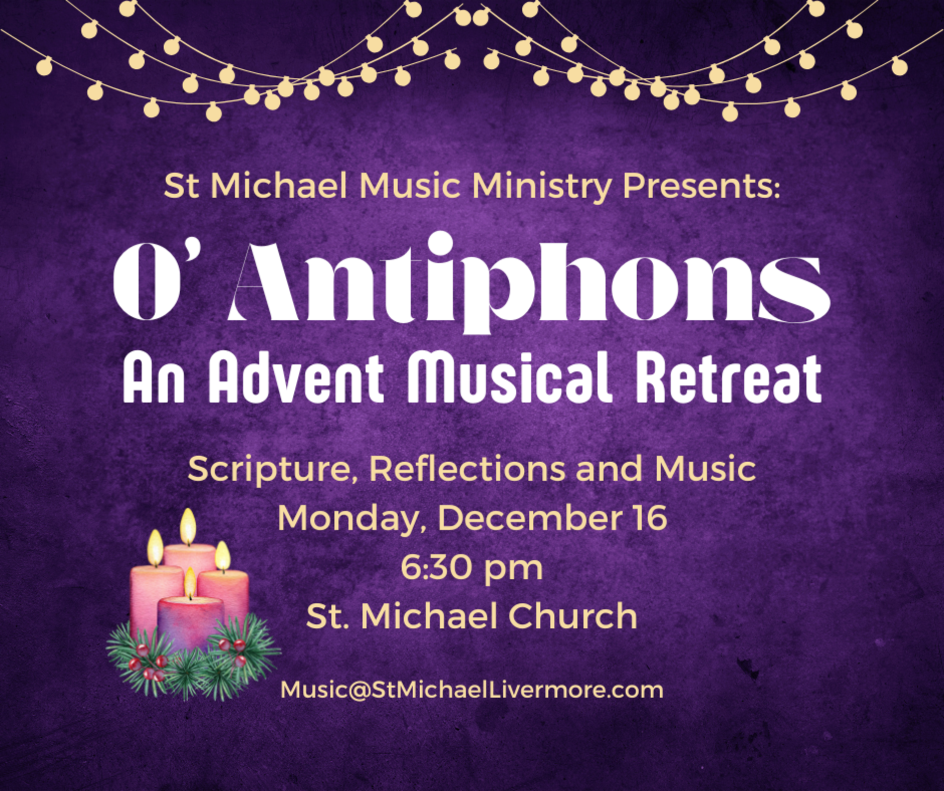 O Antiphons Musical Retreat 2024