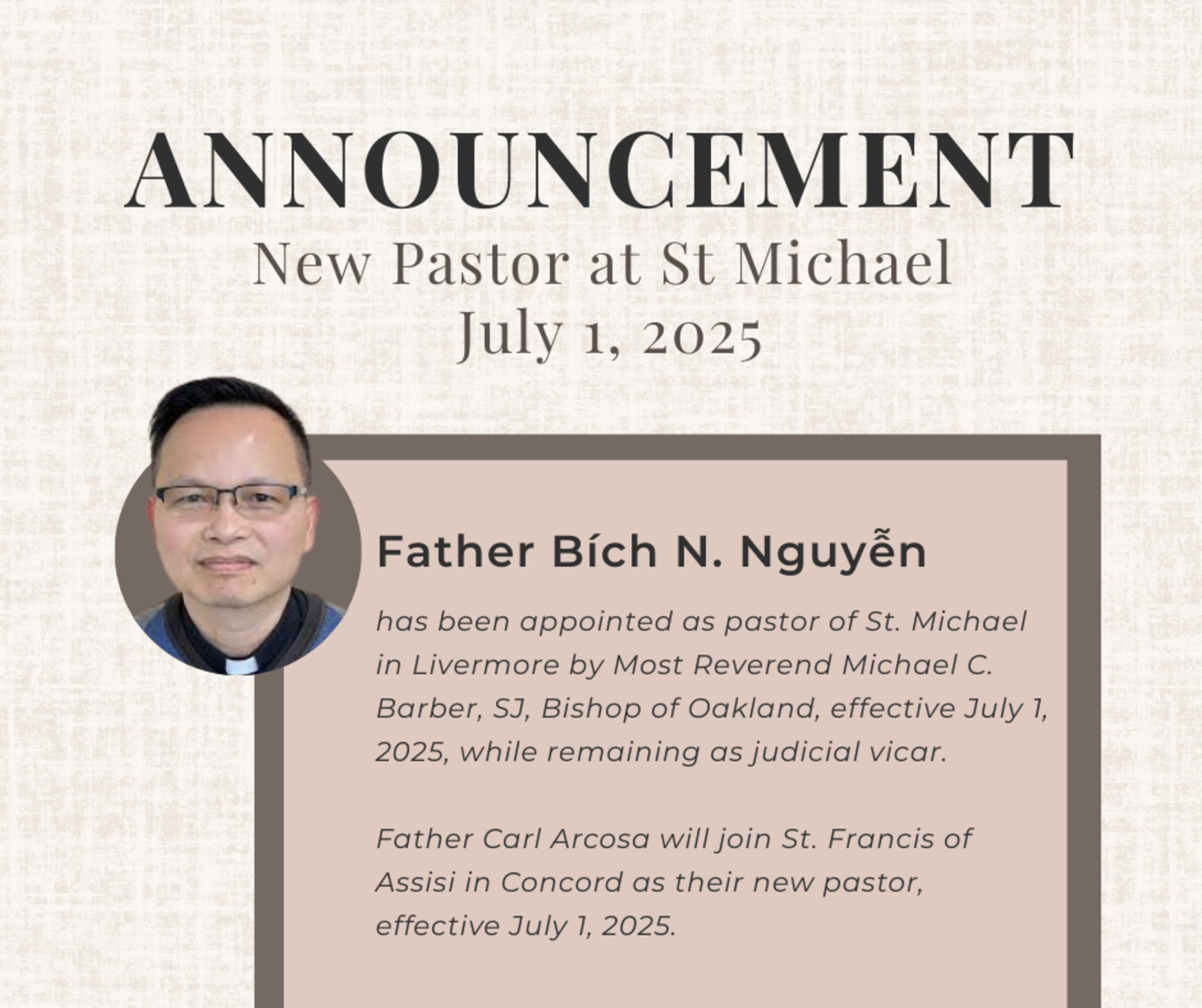Official Appointments