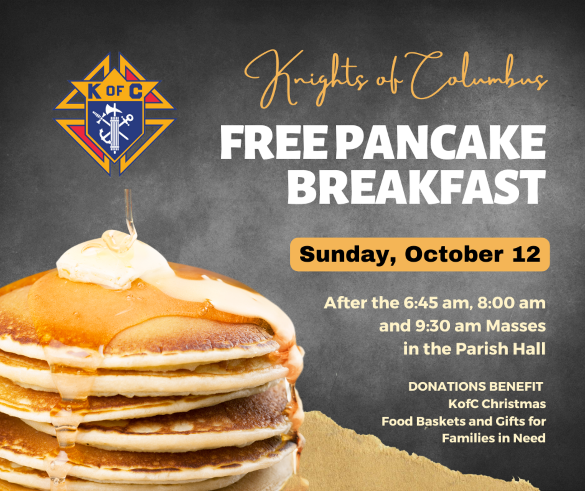 Pancake Breakfast October