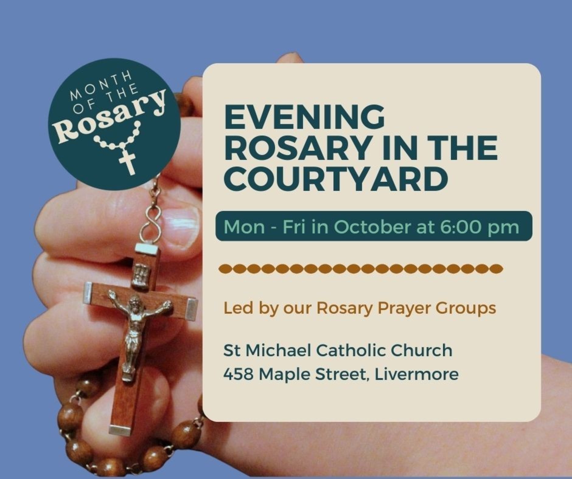 Rosary In The Courtyard
