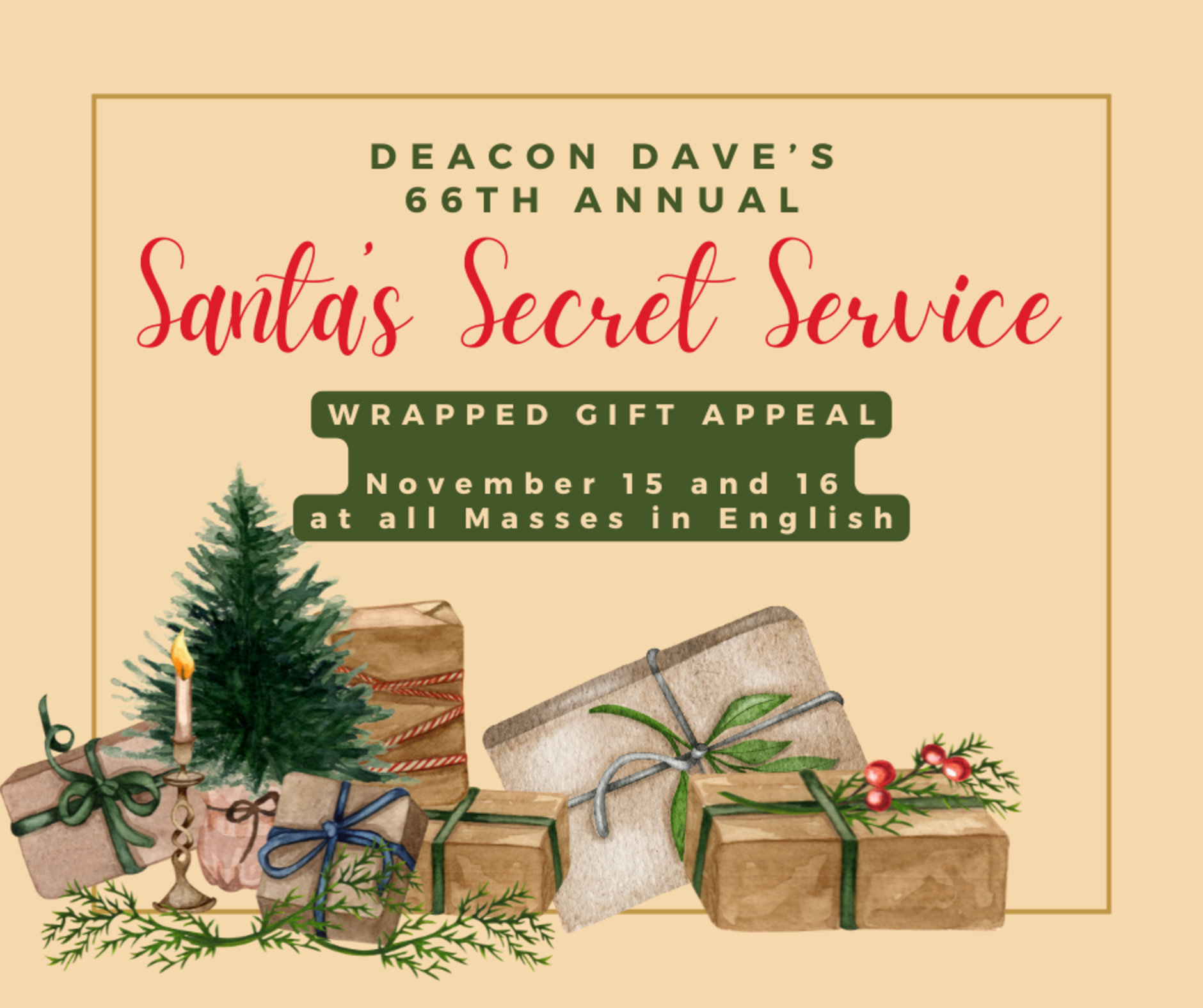 Santas Secret Service Gift Appeal