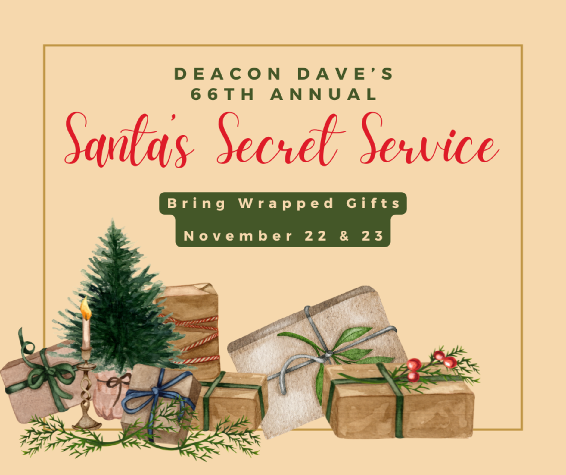 Santas Secret Service Gift Appeal 2