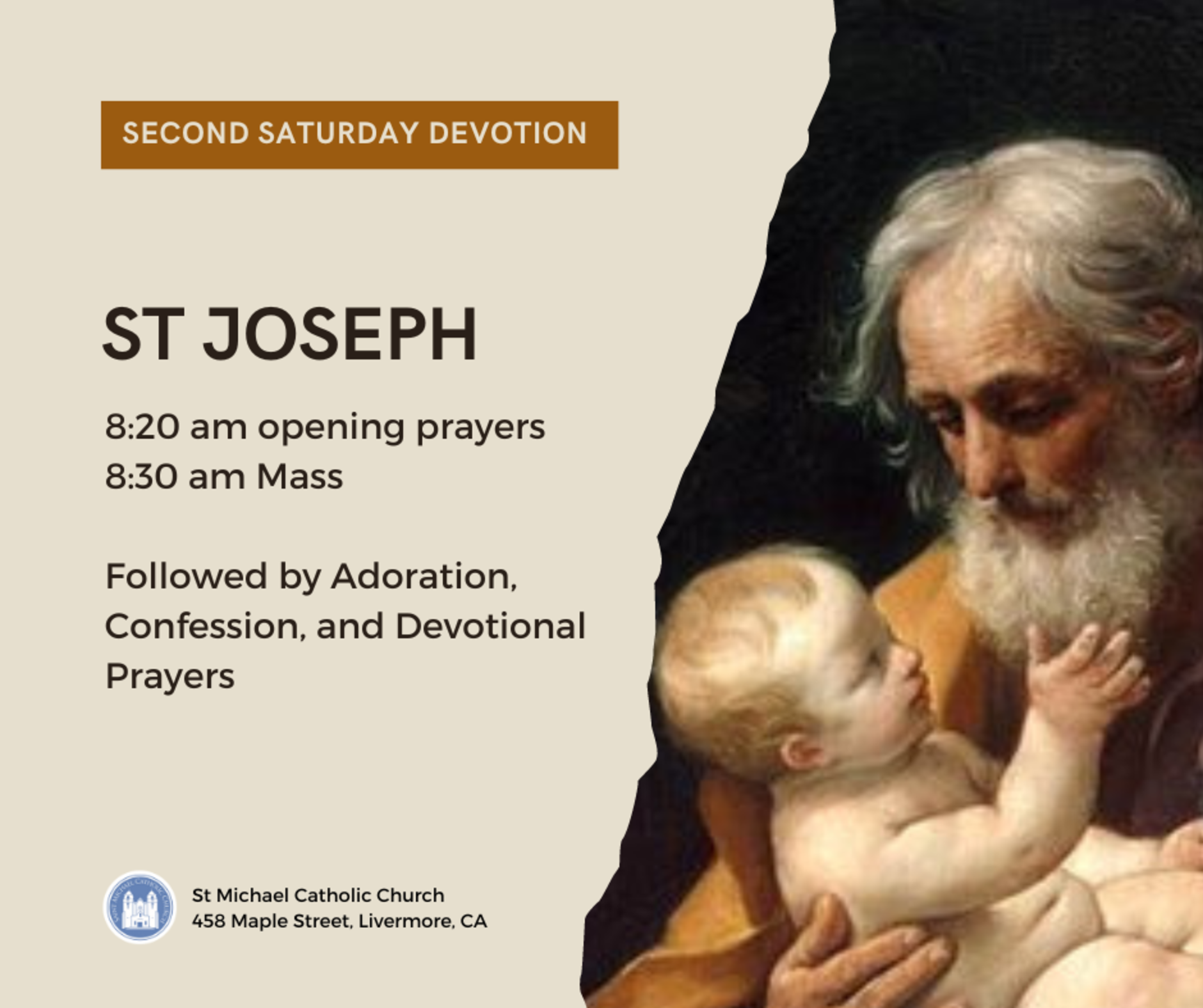 Second Saturday   St Joseph