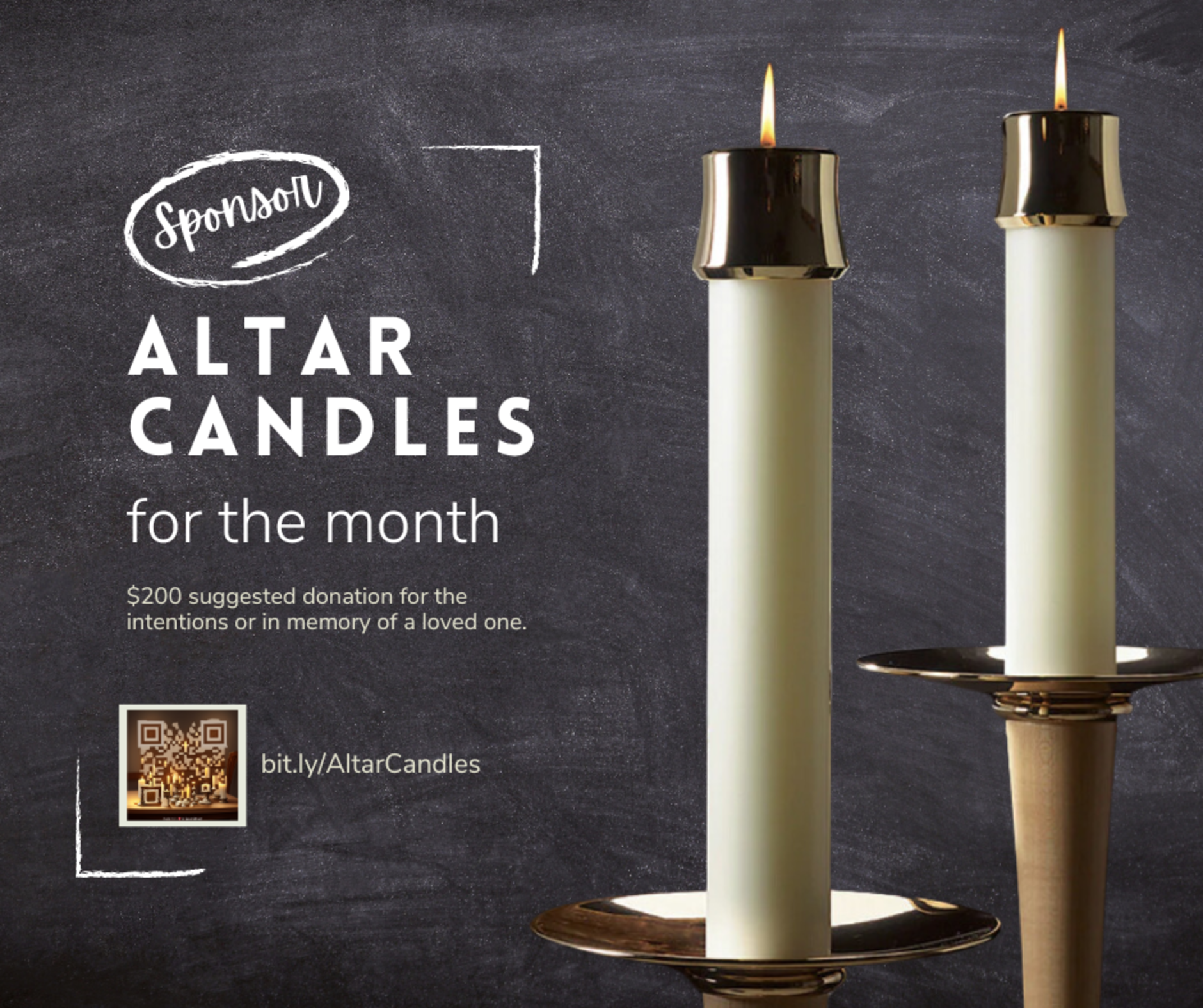 Sponsor Altar Candles