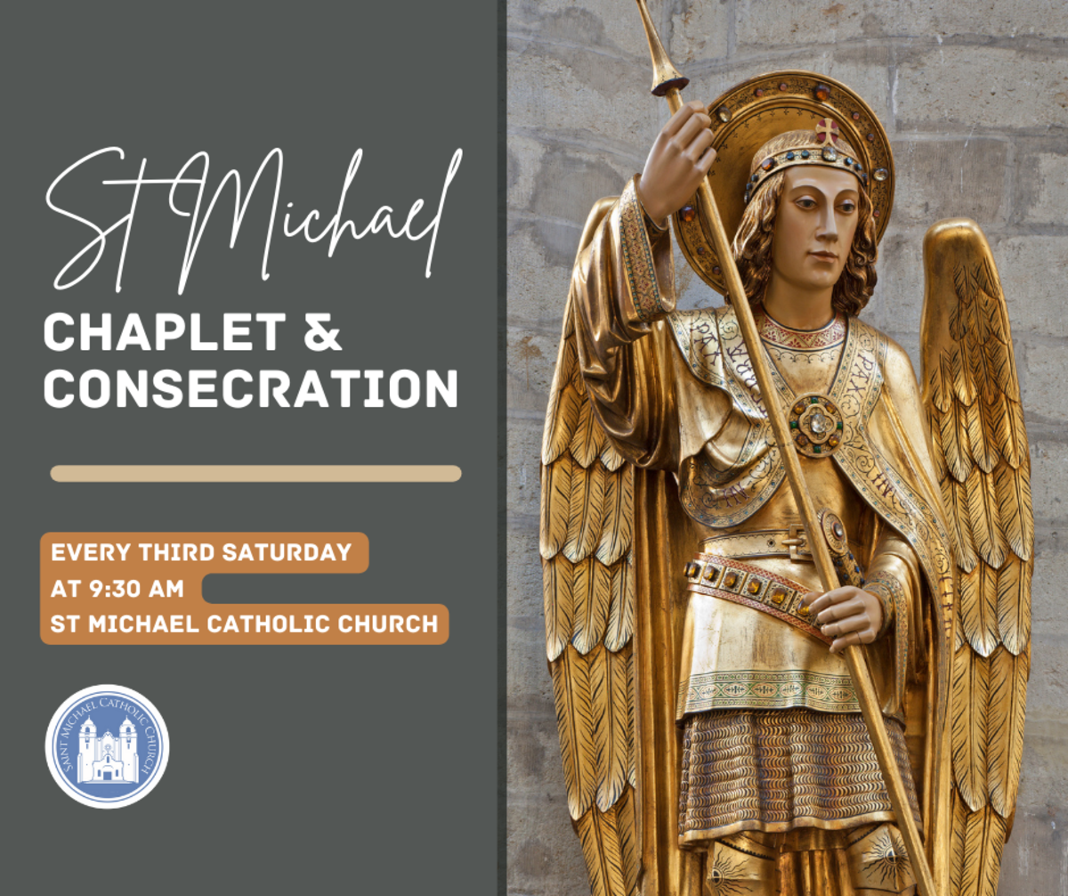 St Michael Chaplet Consecration