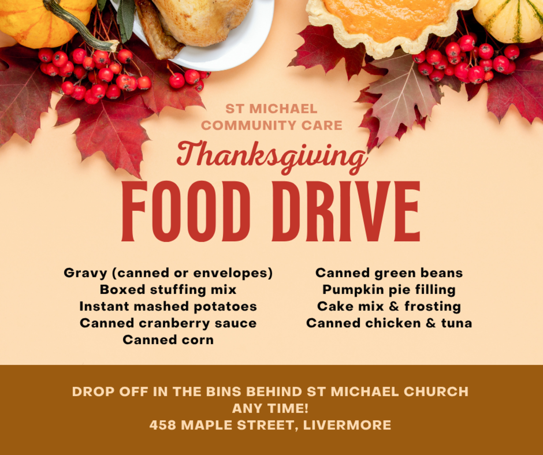 Thanksgiving Food Drive