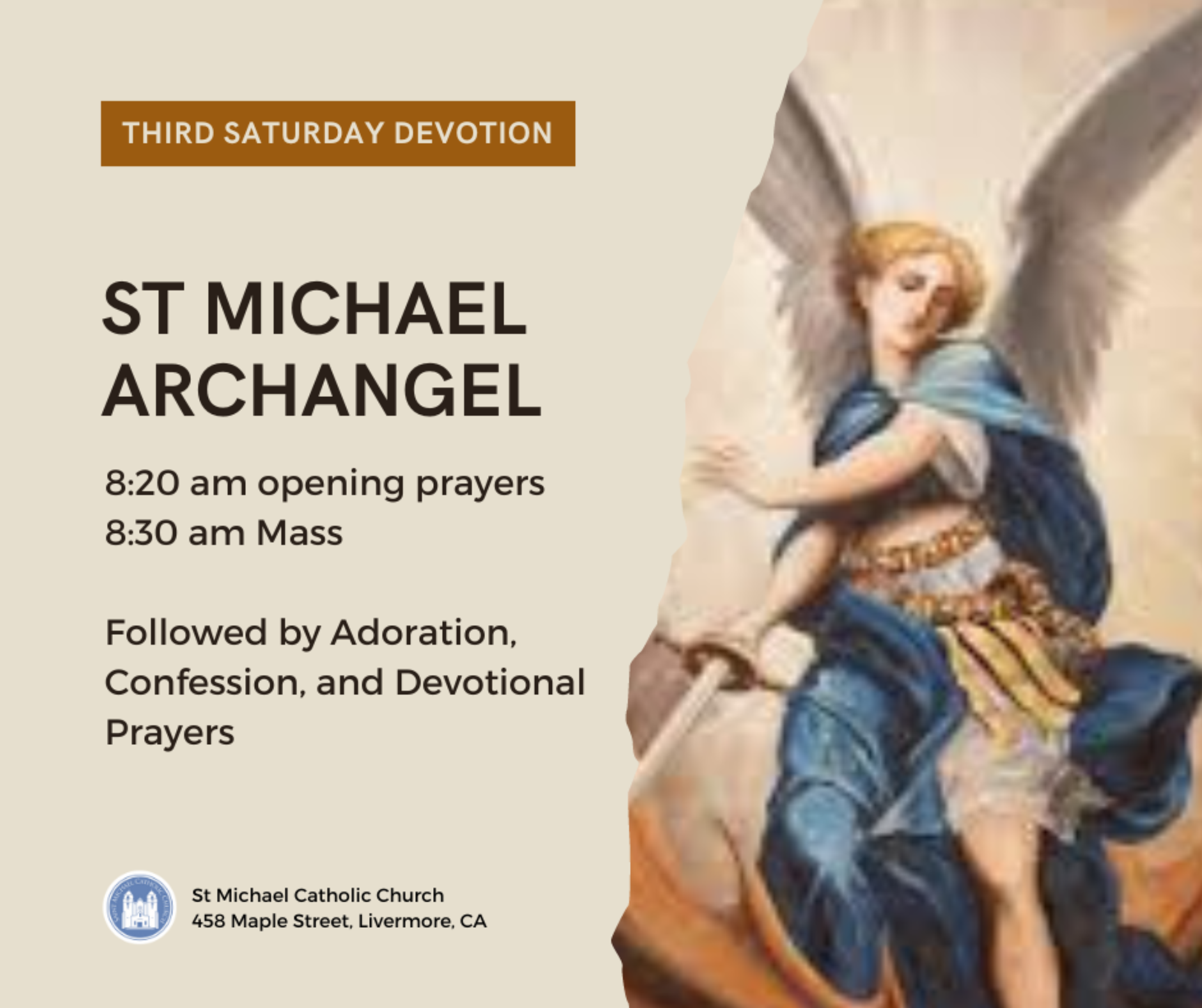 Third Saturday   St Michael