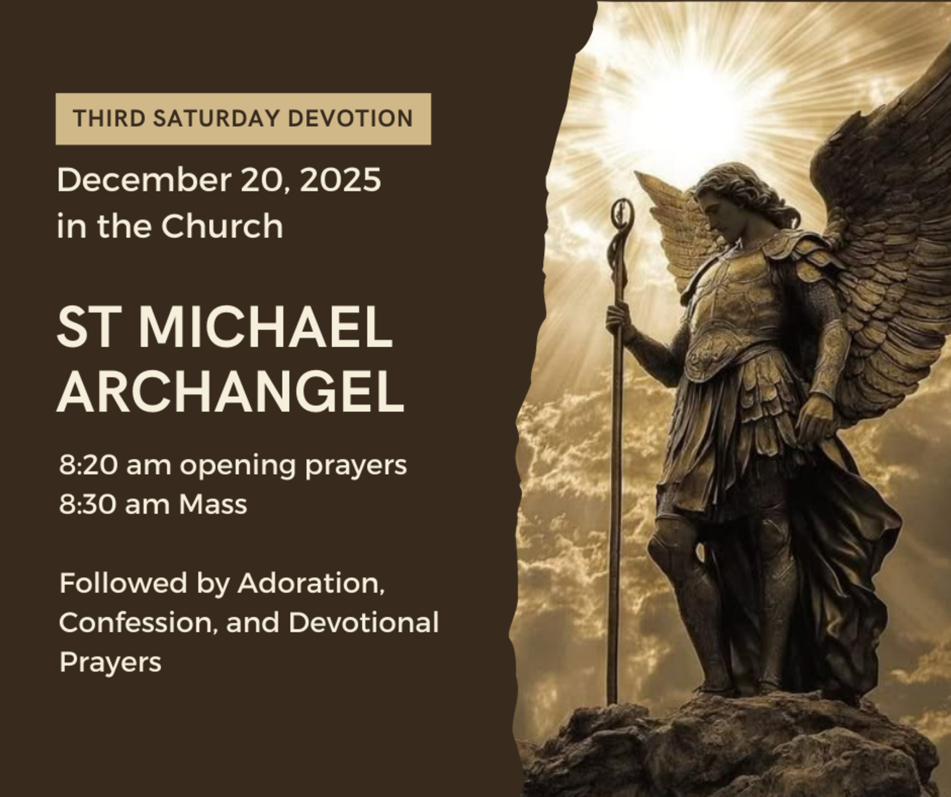 Third Saturday St Michael