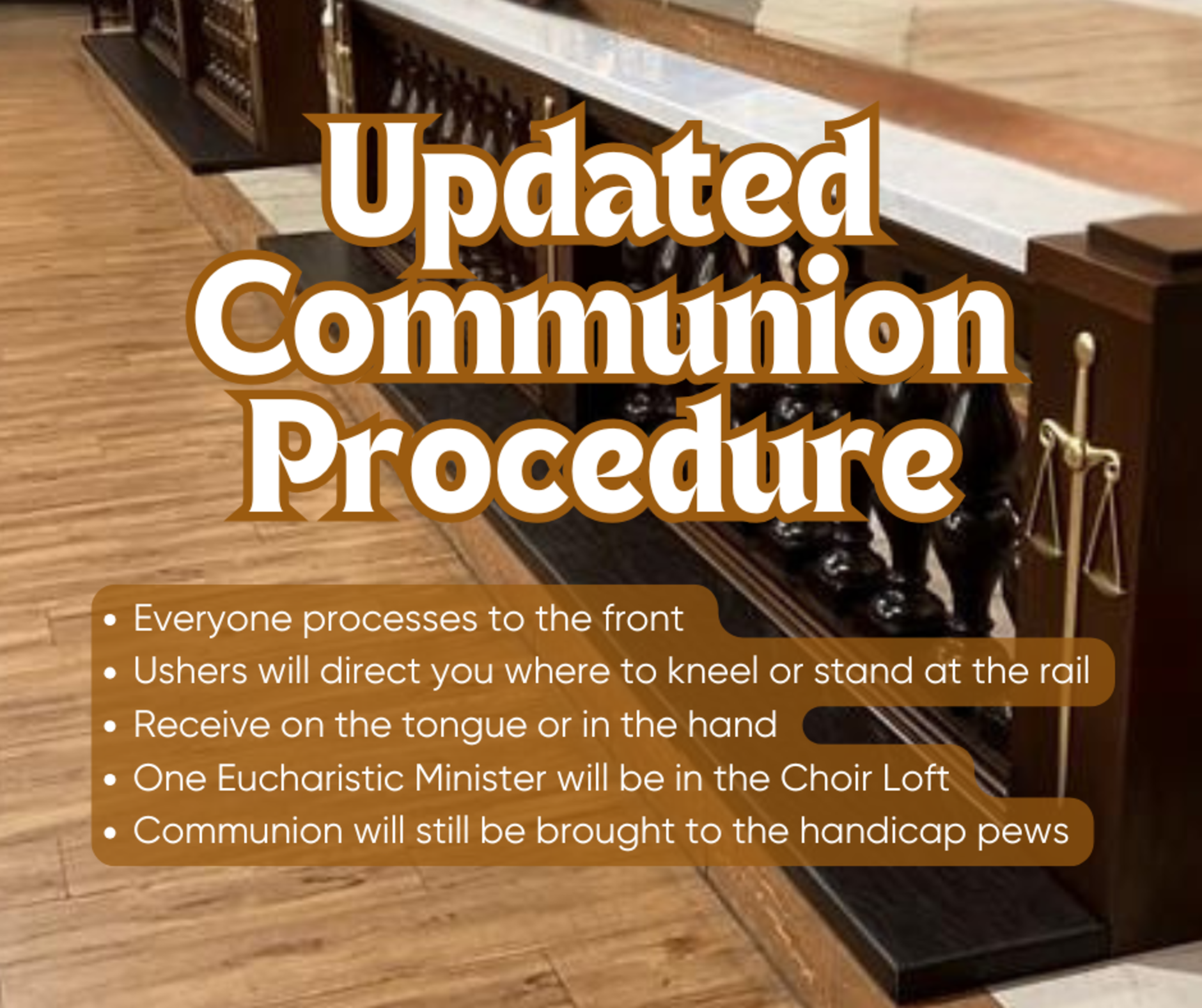 Updated Communion Procedure