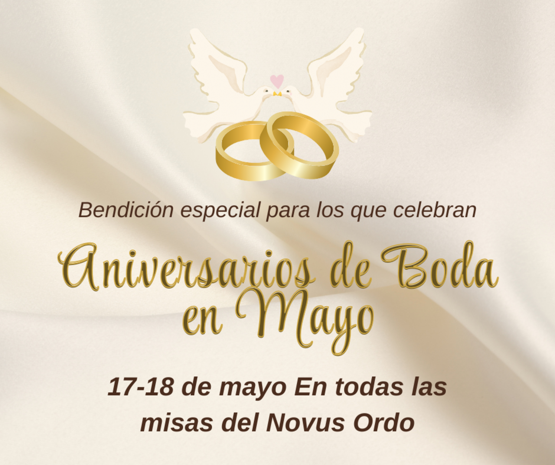Wedding Blessing May Spanish
