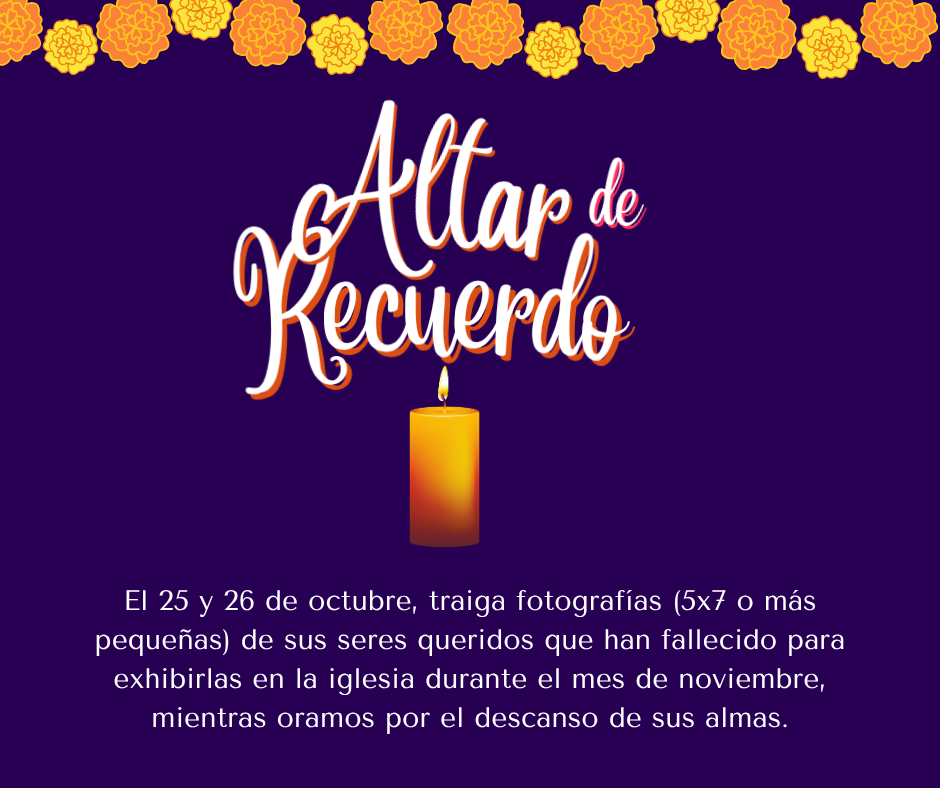Altar Of Remembrance Spanish