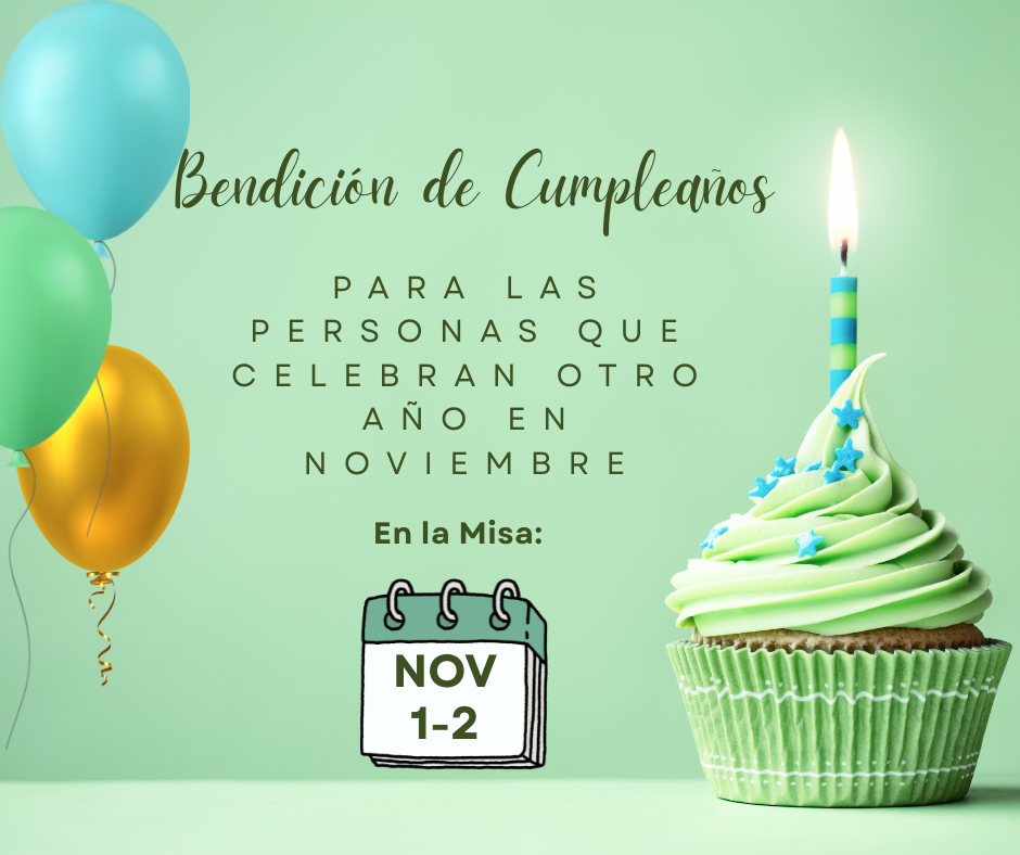 Birthday Blessing November Spanish
