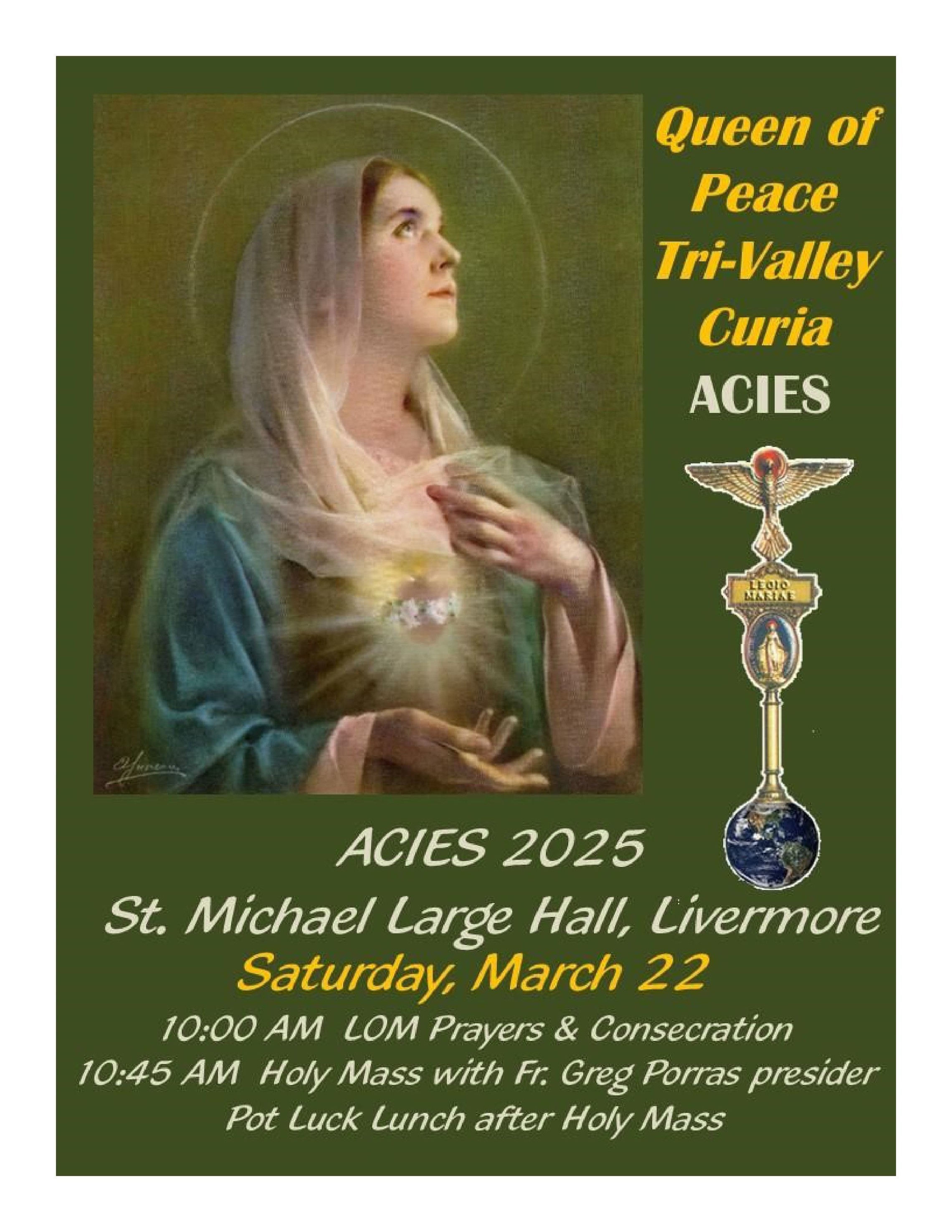 Acies 2025 - Queen Of Peace Tri Valley Curia