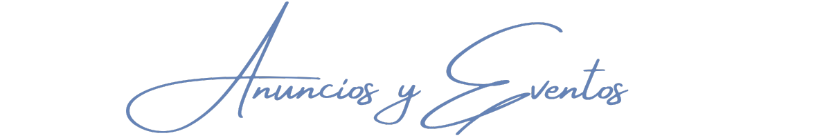 Anuncios Y Eventos