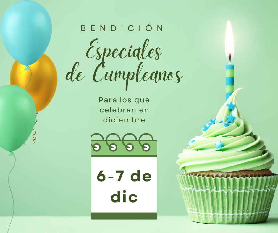 Birthday Blessings Dec Spanish