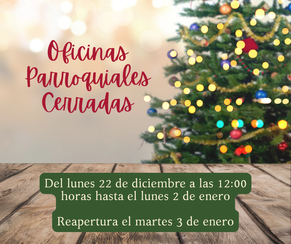 Christmas Office Hours Spanish