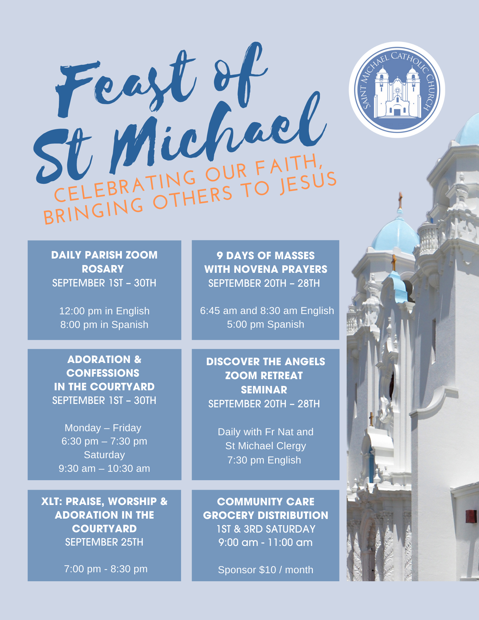 Feast Of St Michael Flier 2020 Final English