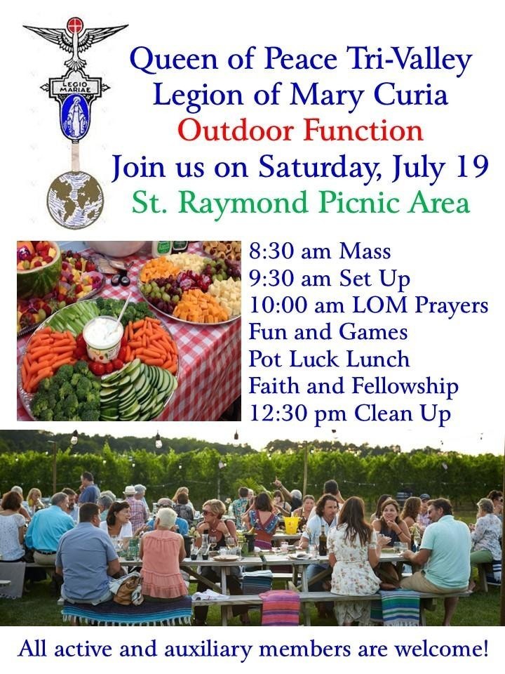 Legion Of Mary Outdoor Function Curia   7.19.25