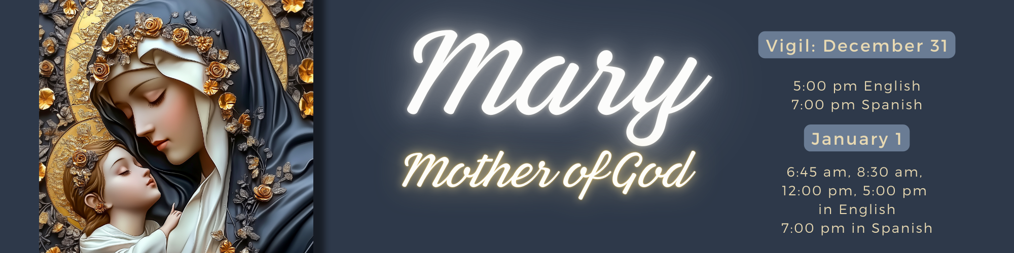 Mary Mother Of God English